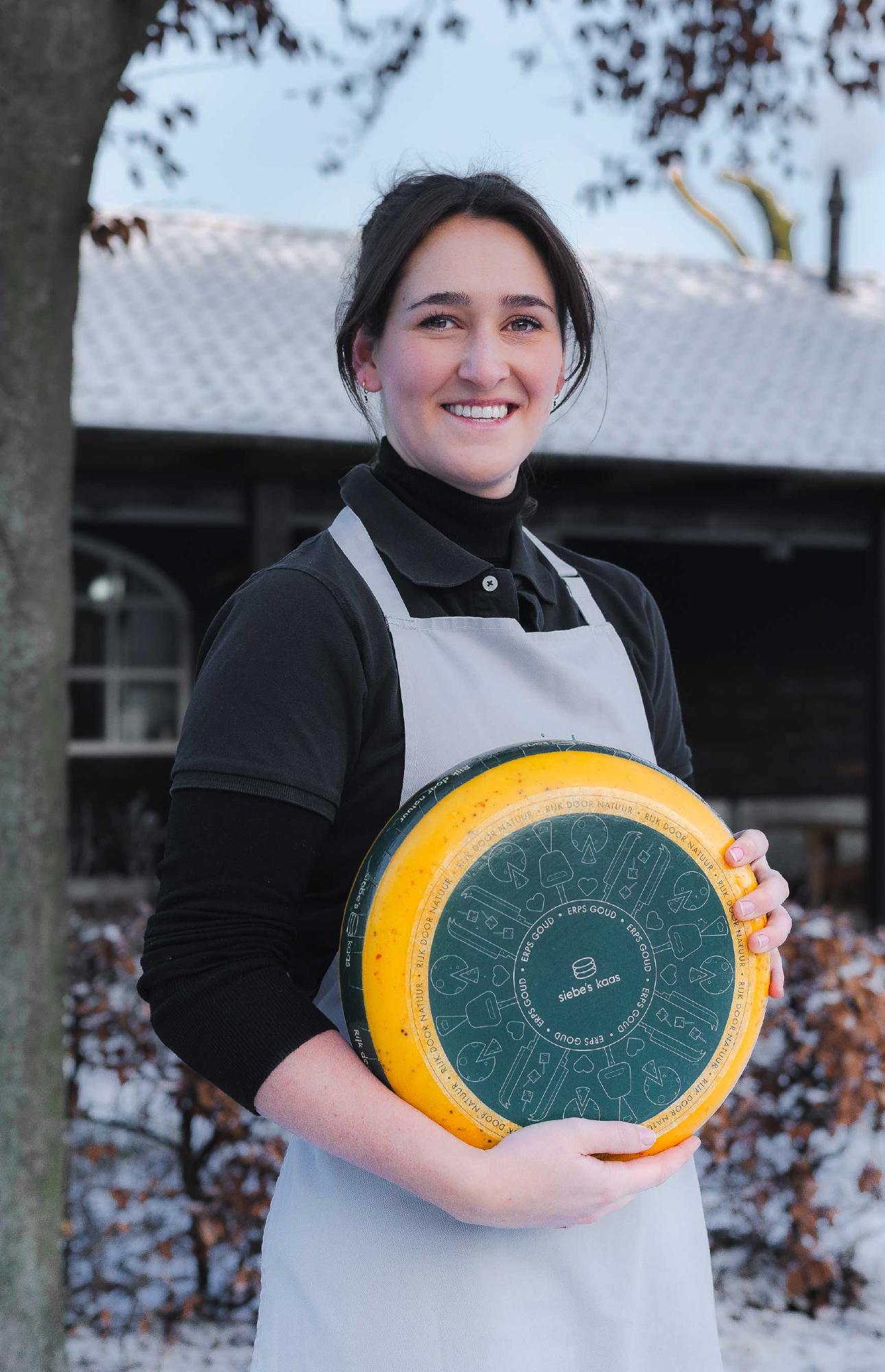 Kaas etiket ontwerp kaasband siebes kaas