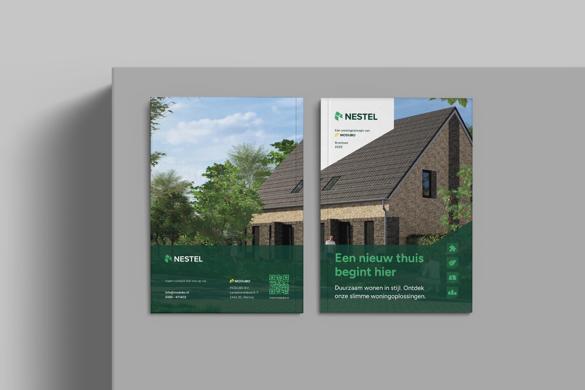 Brochure woningconcept NESTEL van MODUBO