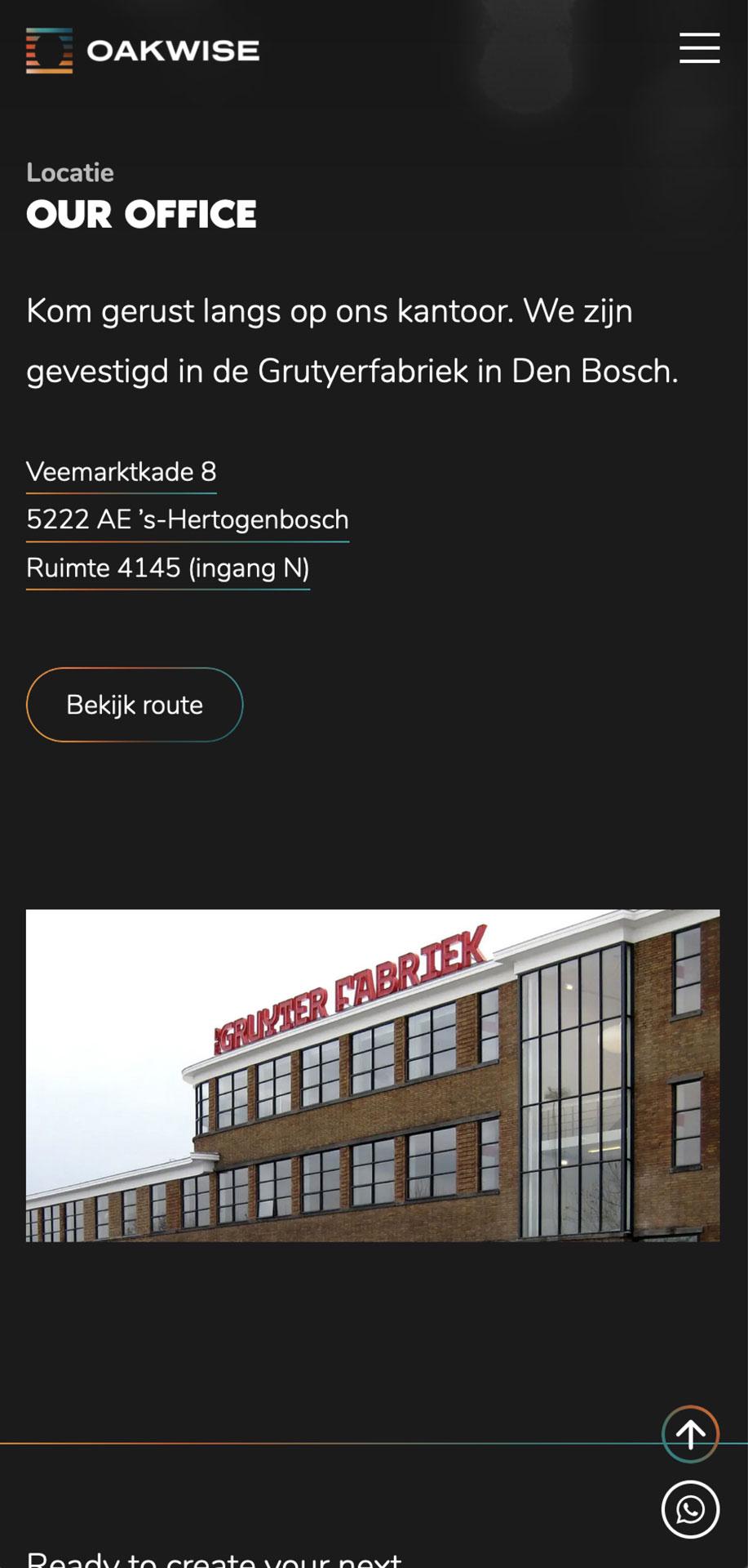 Webdesign mobiel layout 